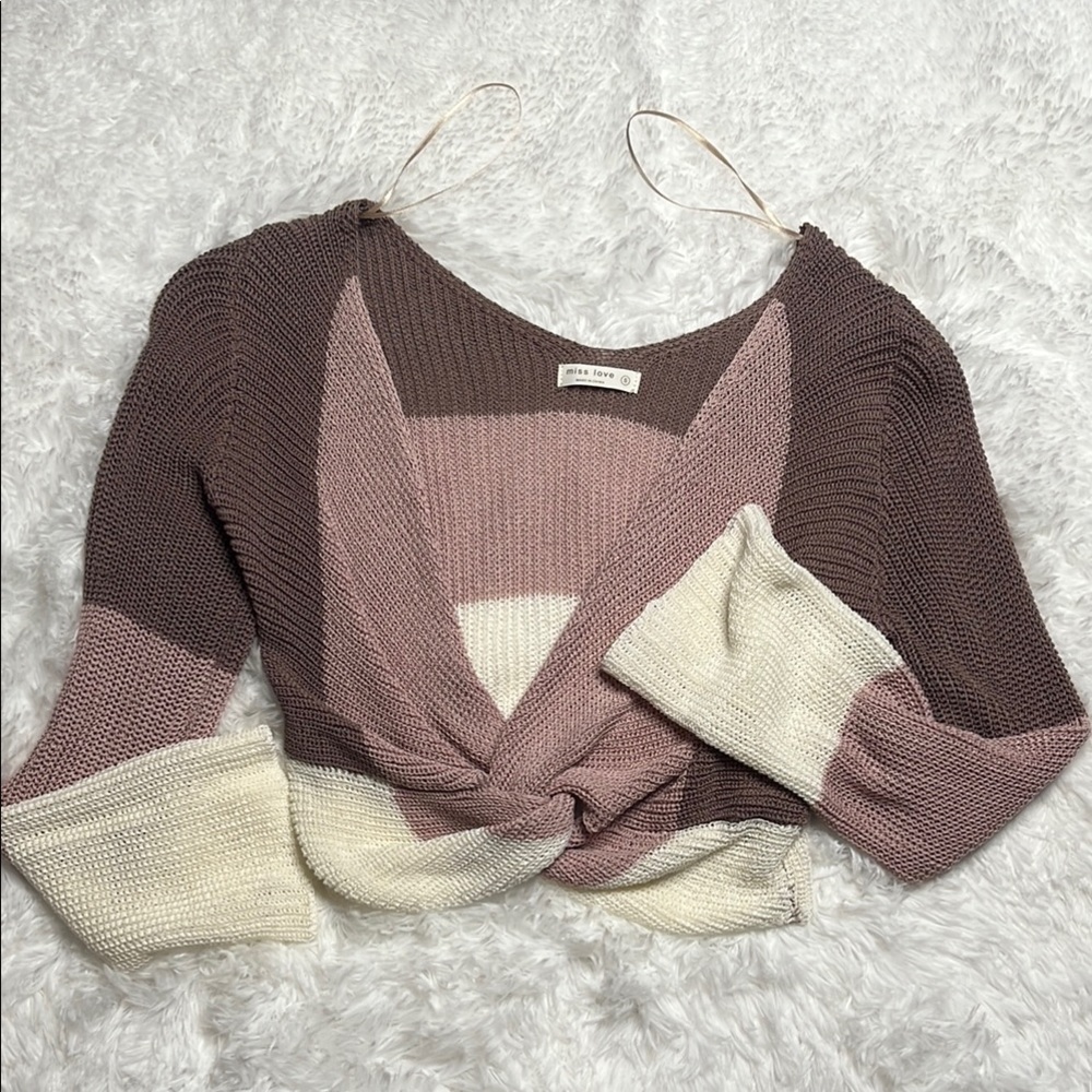 Miss Love cropped sweater